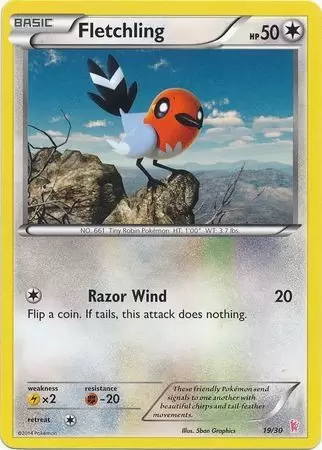 XY Trainer Kit - Sylveon Half Deck - Fletchling