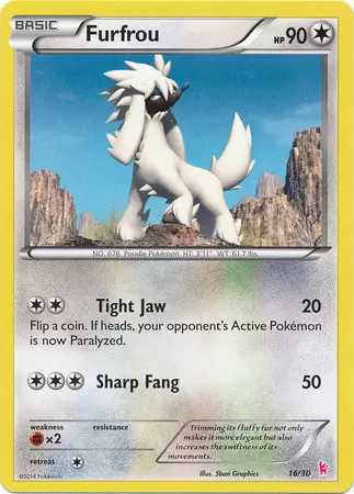 XY Trainer Kit - Sylveon Half Deck - Furfrou