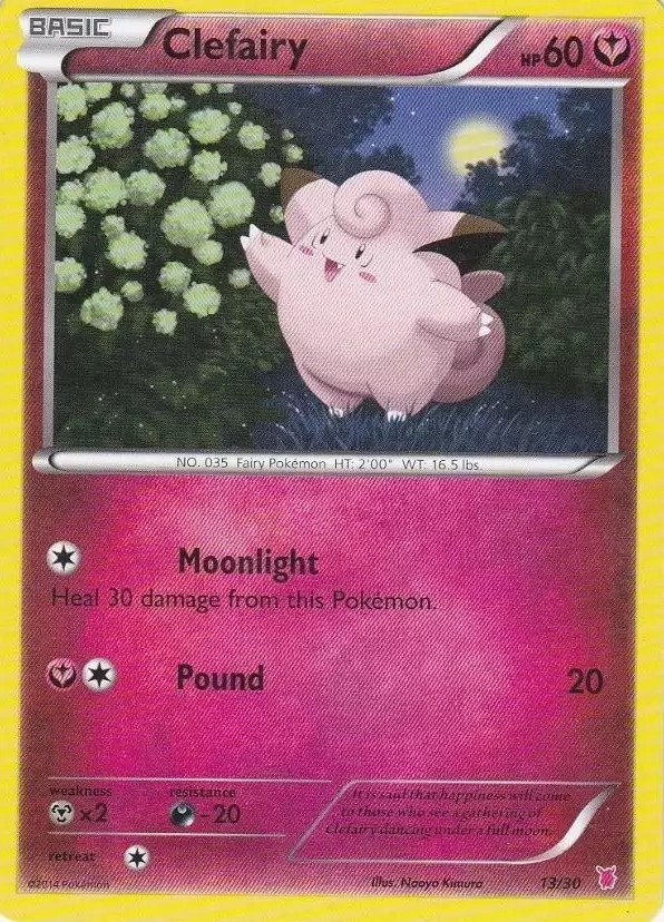 XY Trainer Kit - Wigglytuff Half Deck - Clefairy
