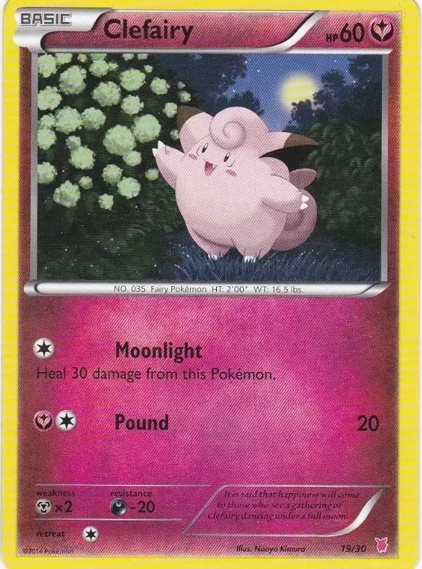 XY Trainer Kit - Wigglytuff Half Deck - Clefairy