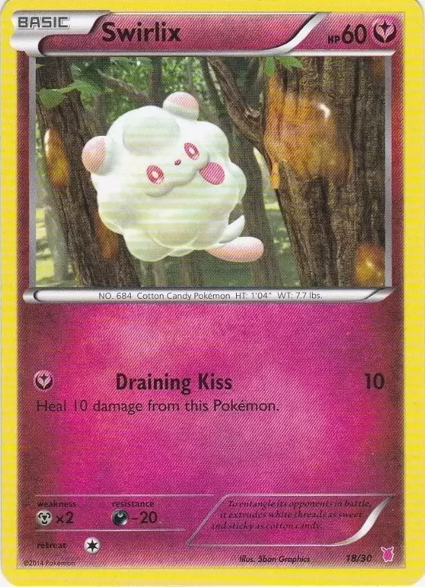 XY Trainer Kit - Wigglytuff Half Deck - Swirlix