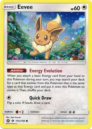 Alternatives Pokemon Cards - Eevee Holo