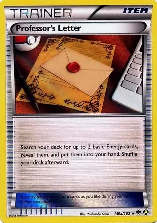 Alternatives Pokemon Cards - Professor\'s Letter holo