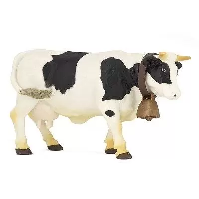 Vaches noires et blanches, figurines