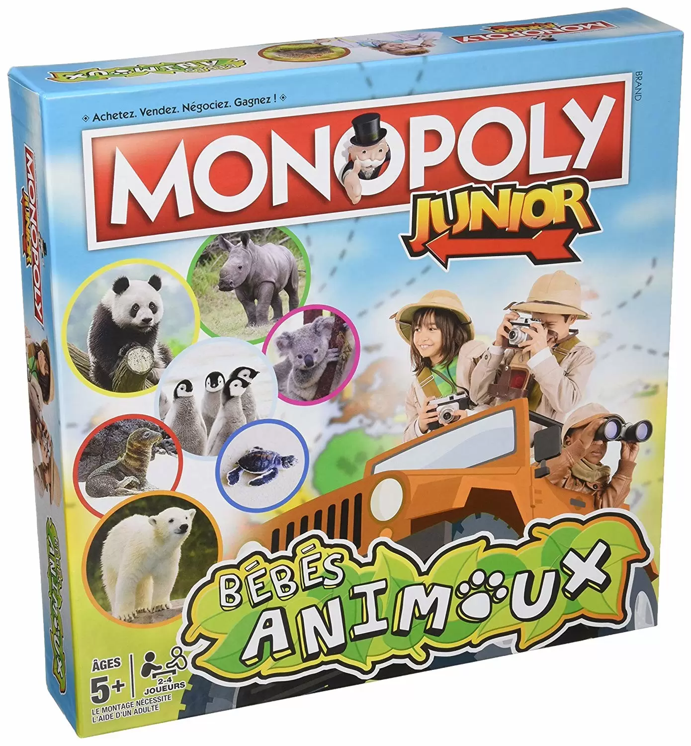 Monopoly Kids - Monopoly Junior - Bébés Animaux