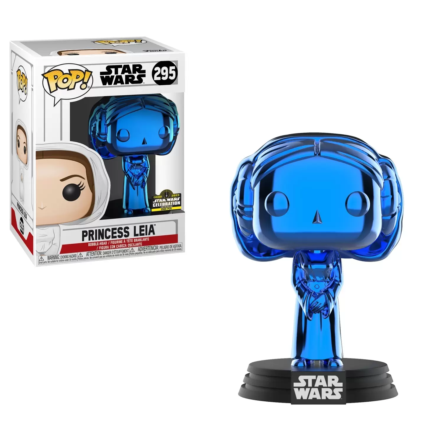 POP! Star Wars - Star Wars - Princess Leia Blue Chrome