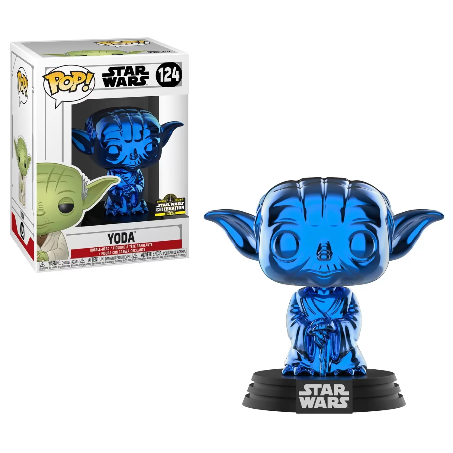 POP! Star Wars - Star Wars - Yoda Blue Chrome