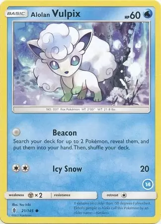 SM Trainer Kit - Alolan Ninetales Half Deck - Alolan Vulpix