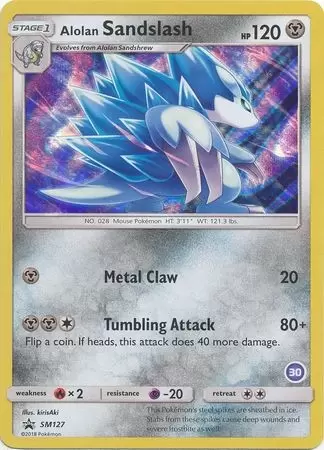 SM Trainer Kit - Alolan Sandslash Half Deck - Alolan Sandslash