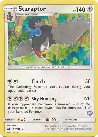 SM Trainer Kit - Alolan Sandslash Half Deck - Staraptor