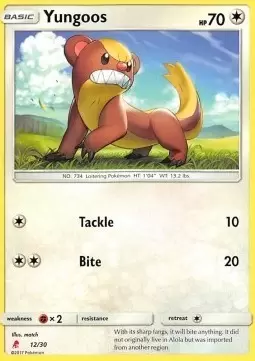 SL Trainer Kit - Lycanroc Half Deck - Yungoss