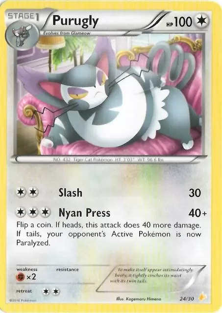 XY Trainer Kit - Pikachu Libre Half Deck - Purugly