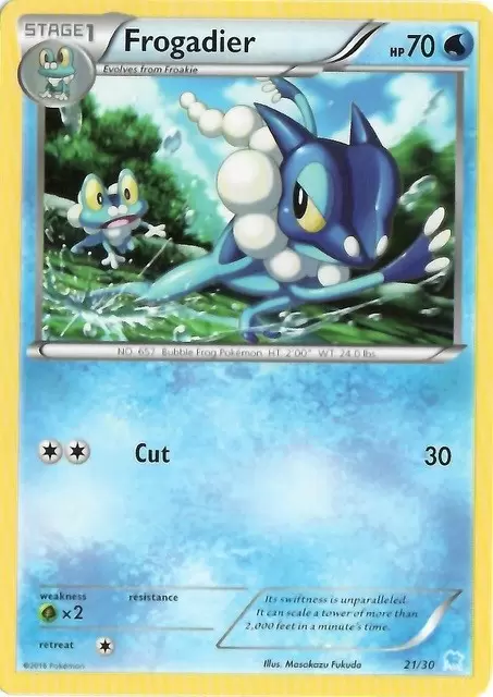 XY Trainer Kit - Suicune Half Deck - Frogadier
