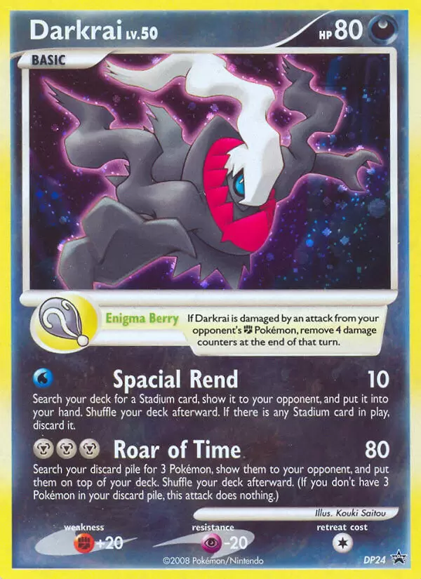 Diamond & Pearl Promos - Darkrai holo