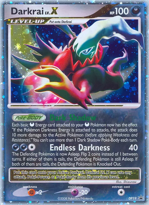 Diamond & Pearl Promos - Darkrai LV.X holo