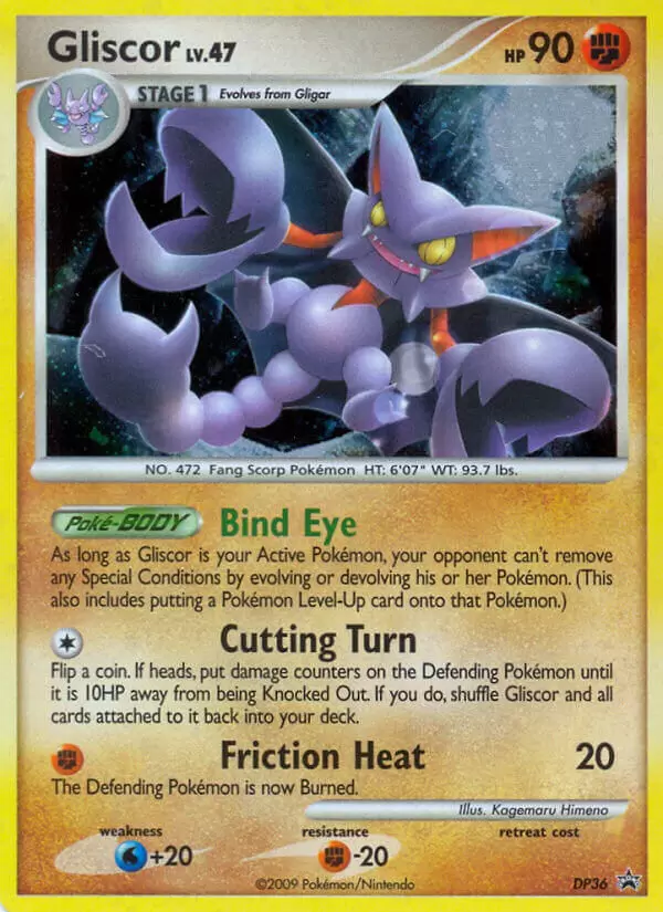 Diamond & Pearl Promos - Gliscor holo
