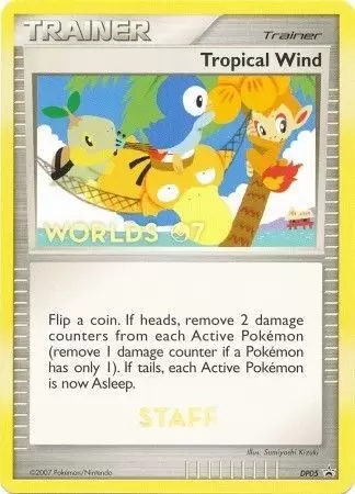 Diamond & Pearl Promos - Tropical Wind Worlds 07 Staff