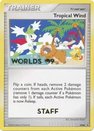 Diamond & Pearl Promos - Tropical Wind Worlds 09 Staff