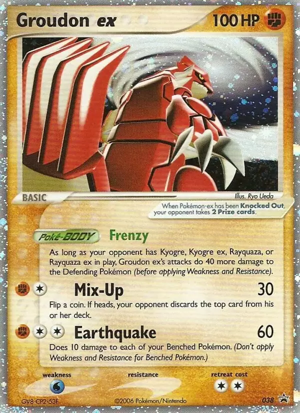 Nintendo Black Star Promos - Groudon ex holo
