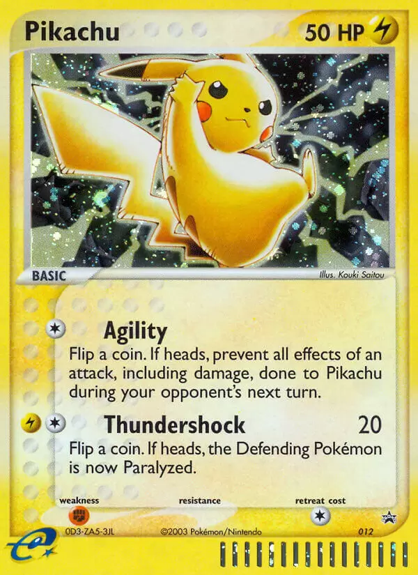 Nintendo Black Star Promos - Pikachu holo