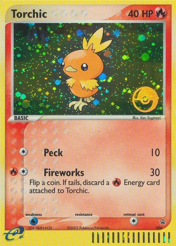 Nintendo Black Star Promos - Torchic holo