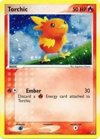 Nintendo Black Star Promos - Torchic holo
