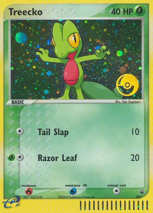 Nintendo Black Star Promos - Treecko holo