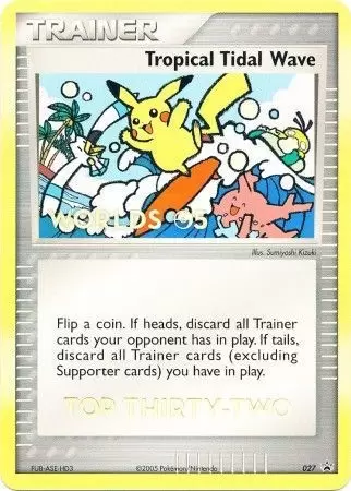 Nintendo Black Star Promos - Tropical Tidal Wave Worlds 05 Top Thirty-Two
