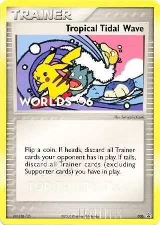 Nintendo Black Star Promos - Tropical Tidal Wave Worlds 06 Top Thirty-Two