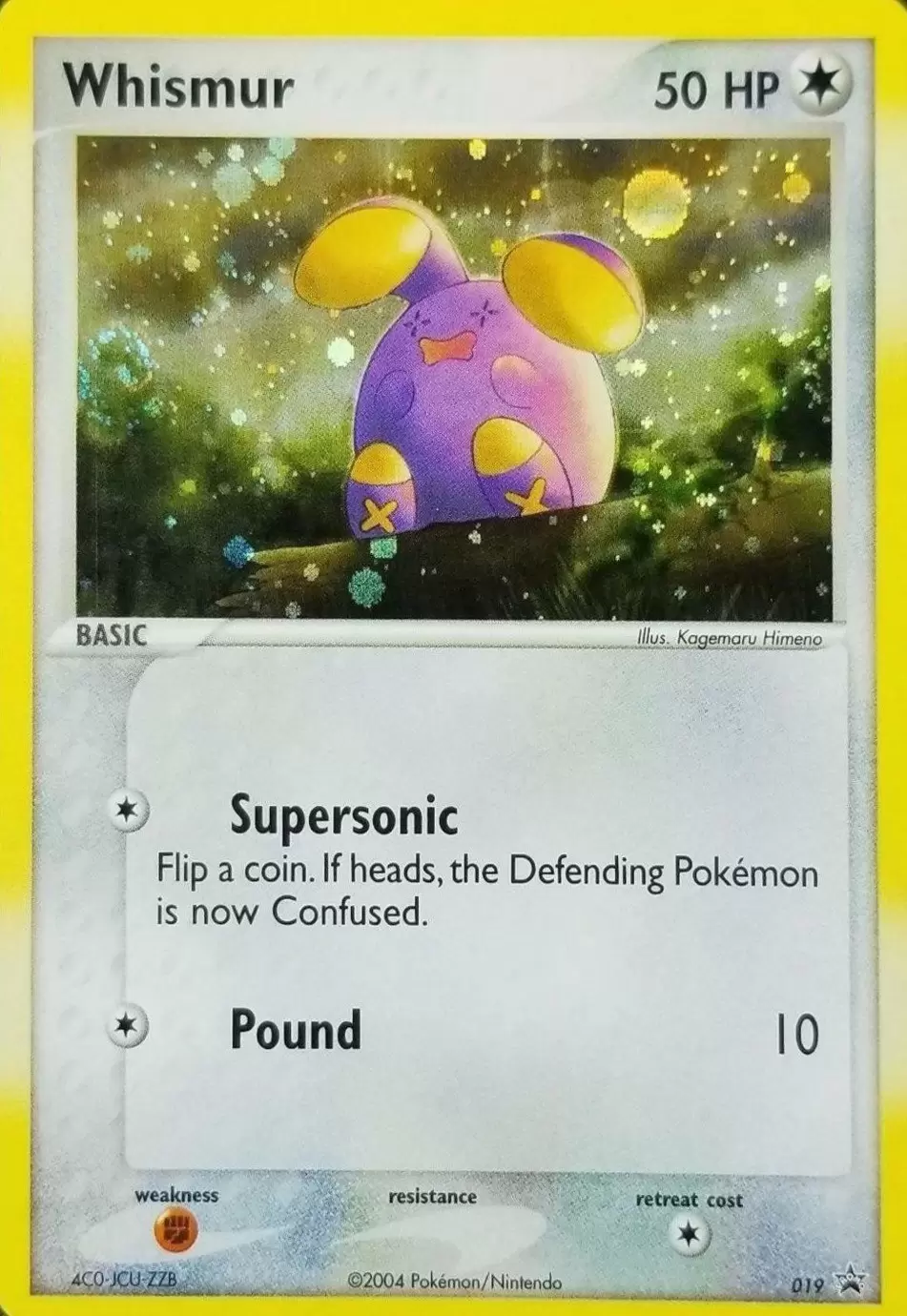 Nintendo Black Star Promos - Whismur holo