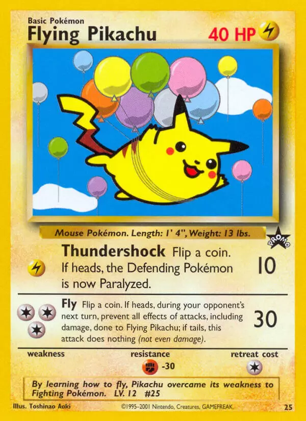 Wizards Black Star Promos - Flying Pikachu
