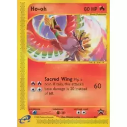 HO OH EX Pop 3 card 17/17 Pokemon card in great conditio…