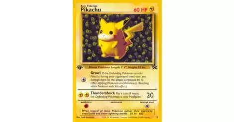 Pikachu - Wizards Black Star Promos Pokémon card 1