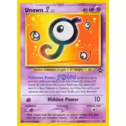 Checklist Unown - HeartGold & SoulSilver