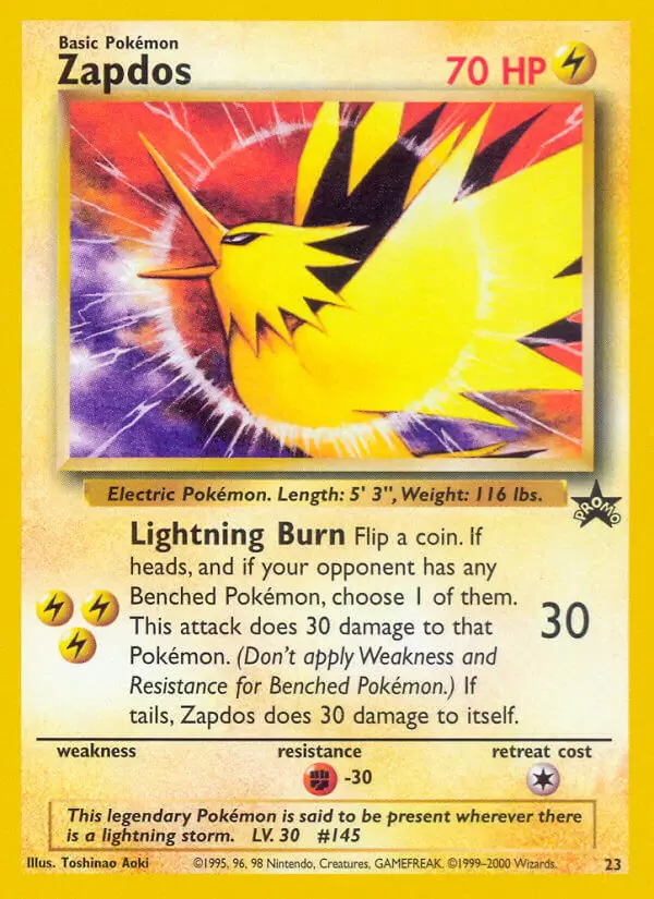 Wizards Black Star Promos - Zapdos