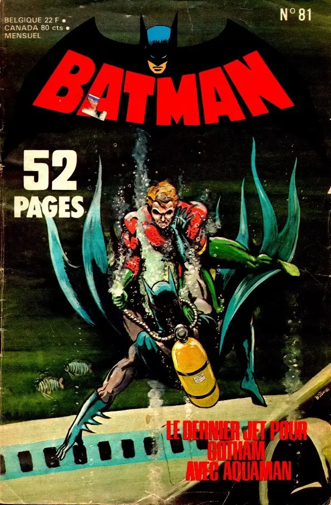 Batman (Interpresse) - Le dernier jet pour Gotham avec Aquaman
