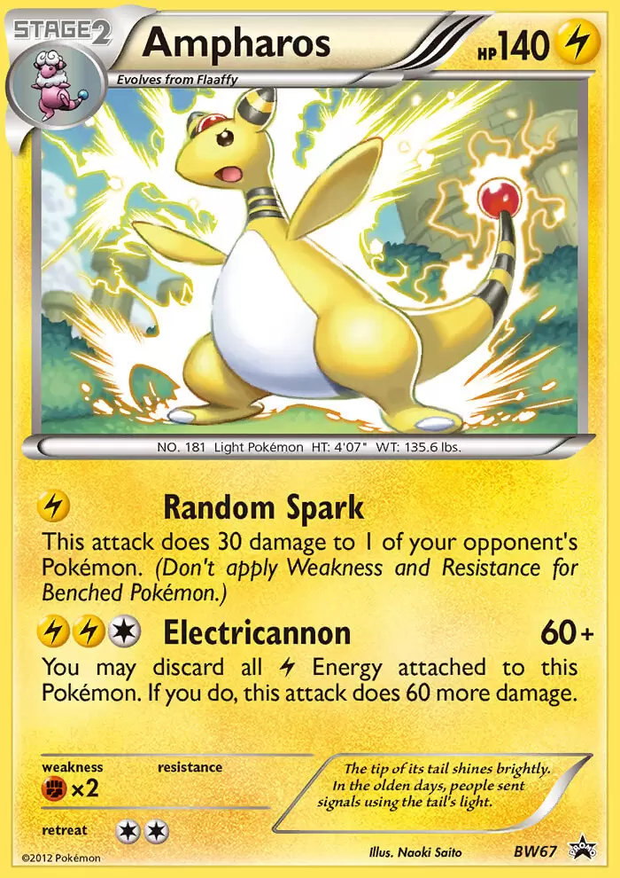 Black & White Promos - Ampharos