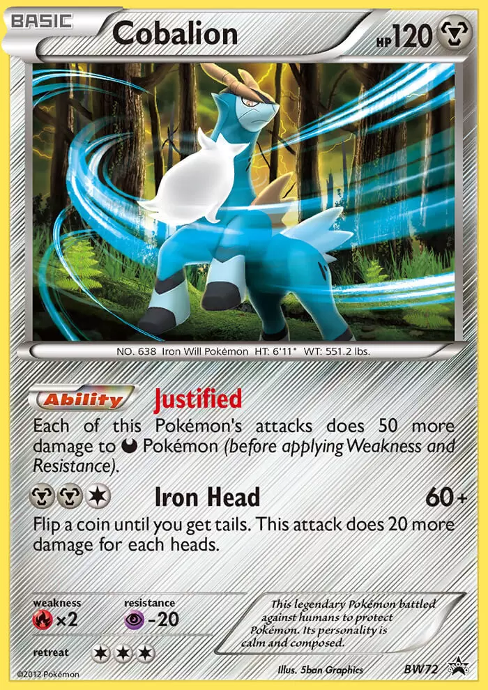 Black & White Promos - Cobalion