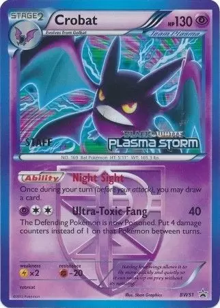 Black & White Promos - Crobat Staff