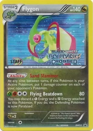 Black & White Promos - Flygon Staff