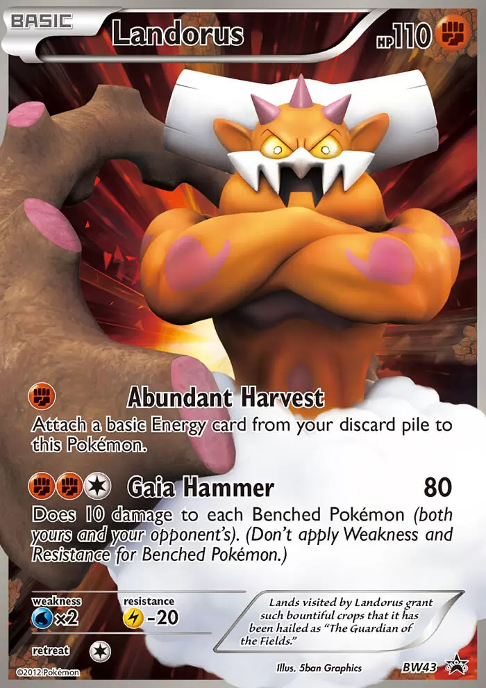 Black & White Promos - Landorus