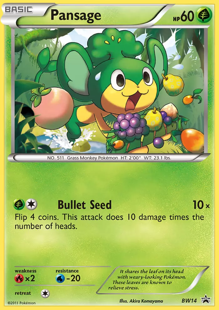 Black & White Promos - Pansage