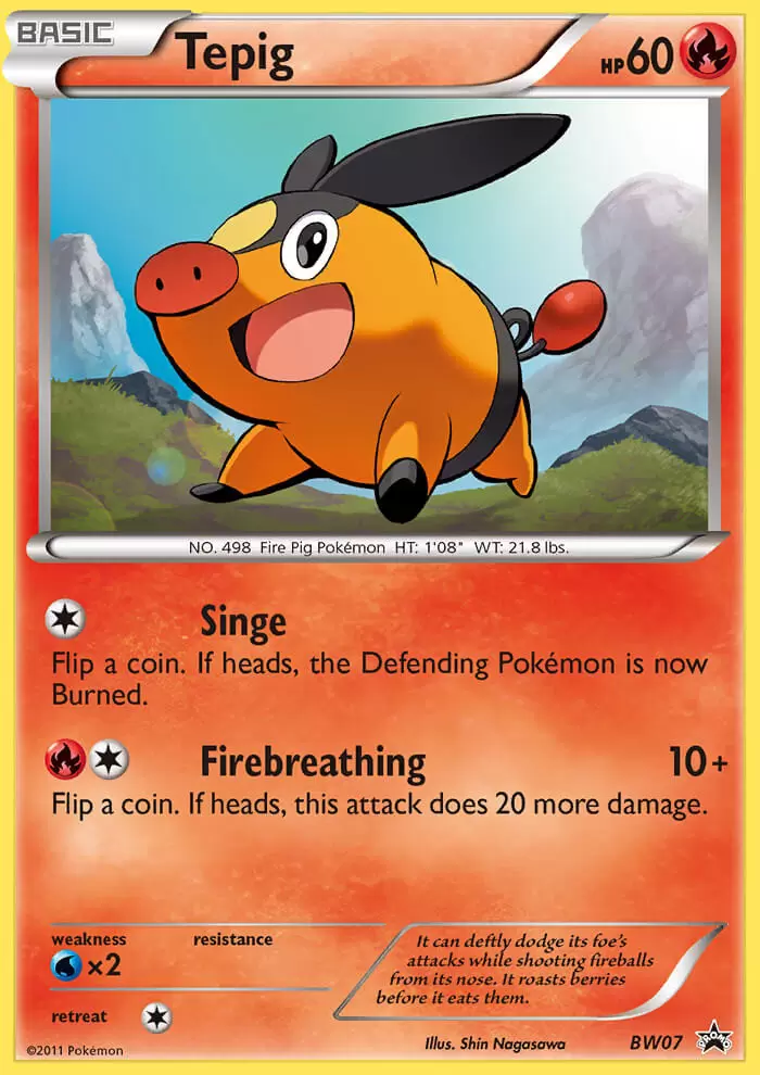 Black & White Promos - Tepig