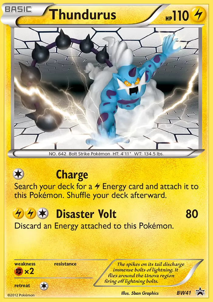 Black & White Promos - Thundurus
