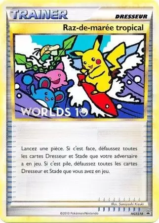 Cartes Promo Black Star HeartGold SoulSilver - Ras-de-marée tropical