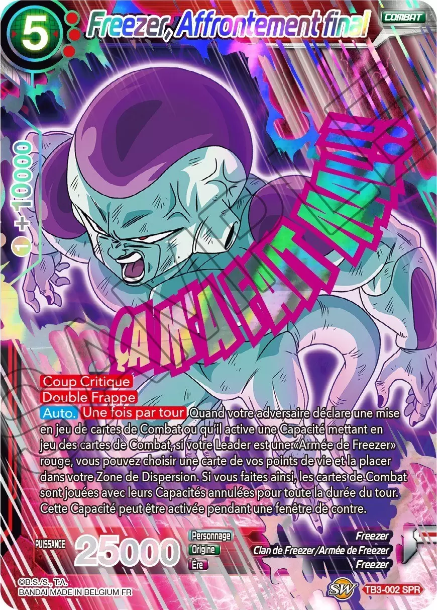 Clash of Fates [TB3] - Freezer, Affrontement final