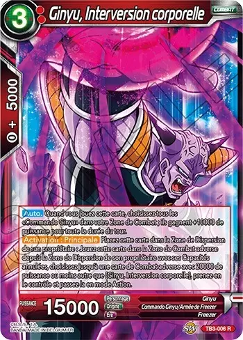 Clash of Fates [TB3] - Ginyu, Interversion corporelle