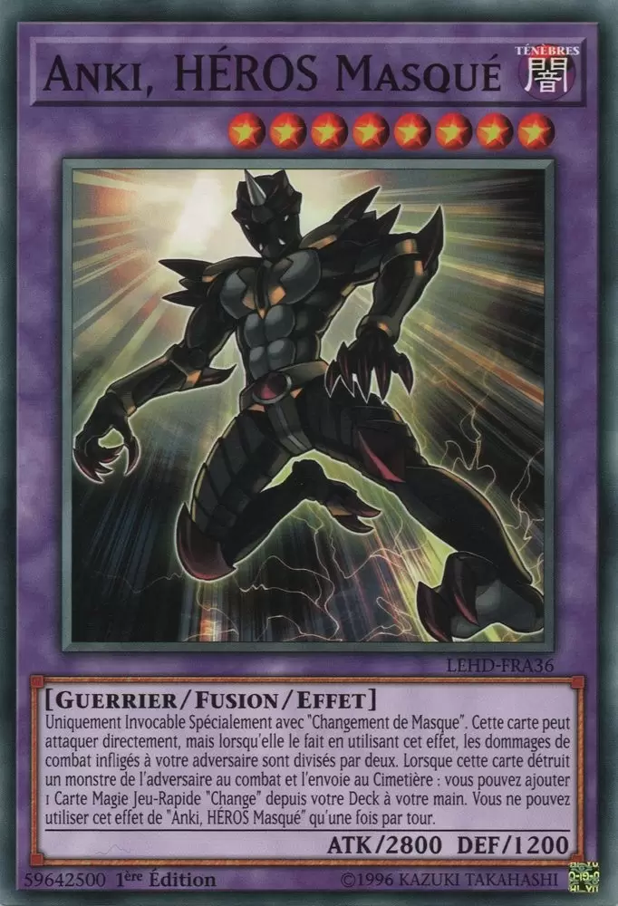 Decks du Héro Légendaire LEHD - Anki, HÉROS Masqué