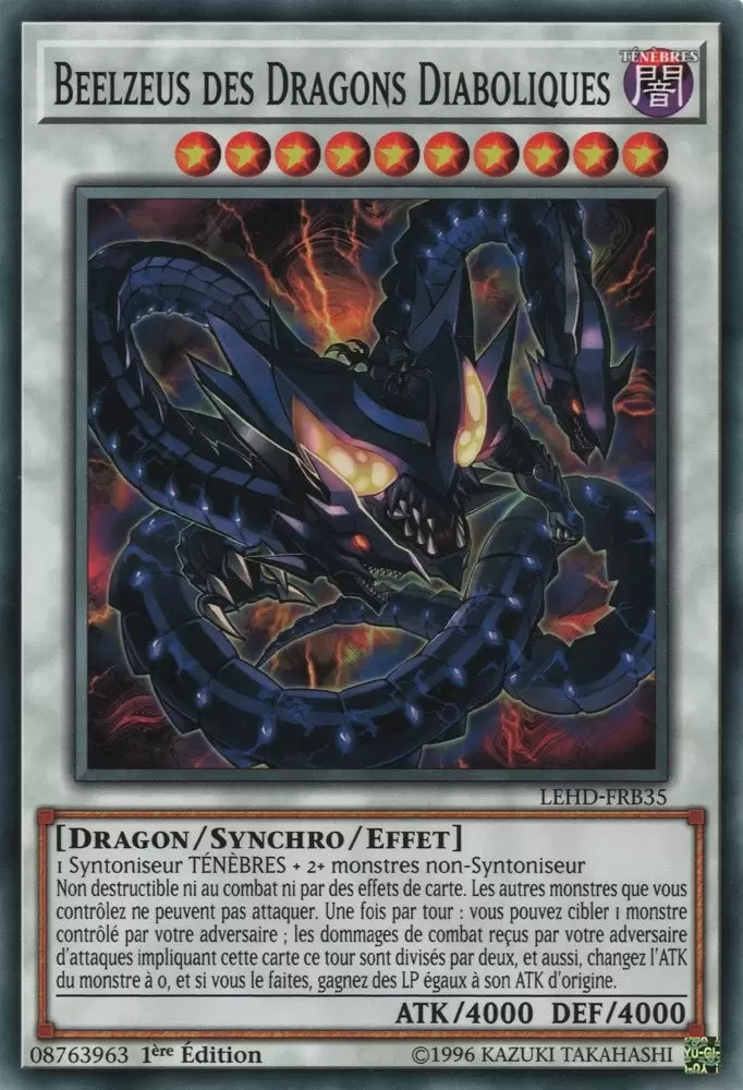 Decks du Héro Légendaire LEHD - Beelzeus des Dragons Diaboliques