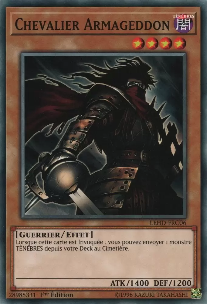 Decks du Héro Légendaire LEHD - Chevalier Armageddon